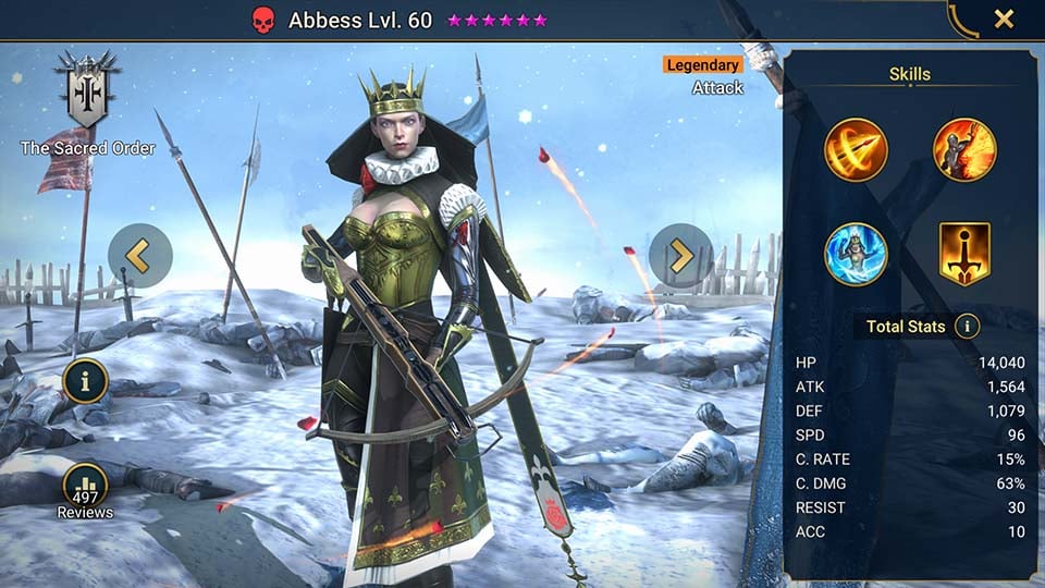 Abbess - HellHades - Raid Shadow Legends.