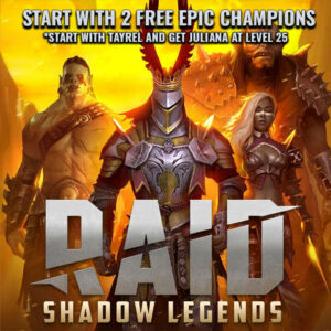 join raid today for 2 free champions