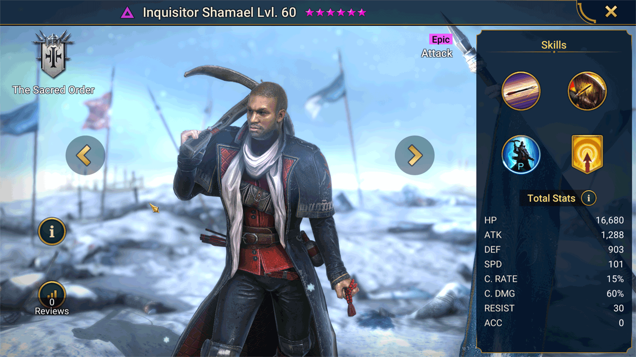 inquisitor shamael