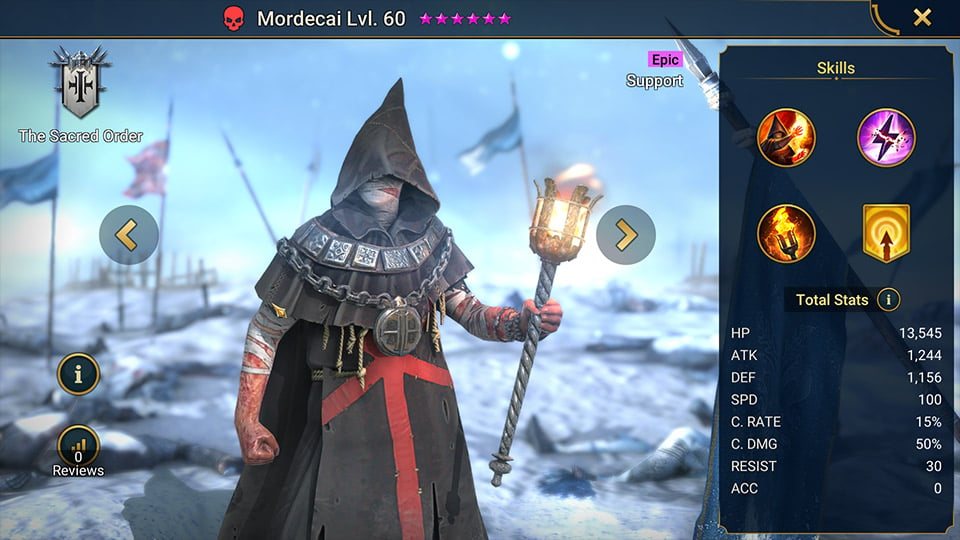 Mordecai - HellHades - Raid Shadow Legends