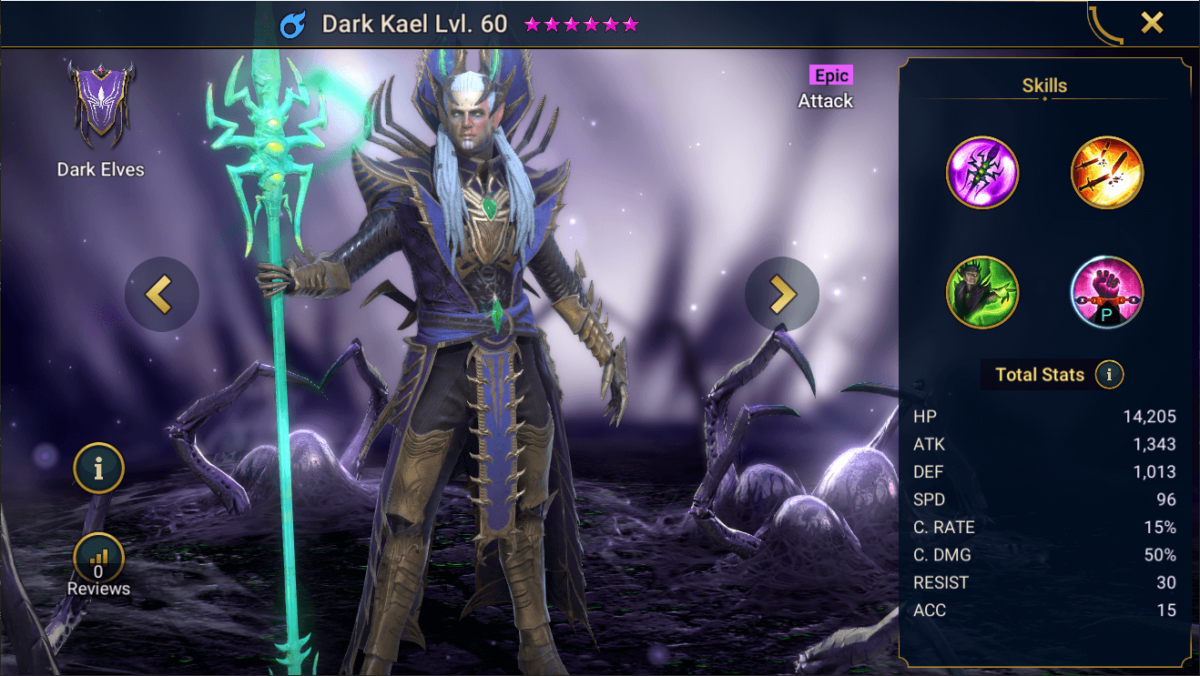 raid shadow legends best kael build