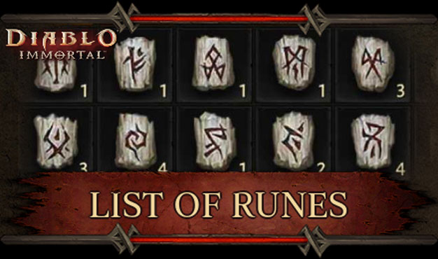 Diablo Immortal Gems & Runes Guide