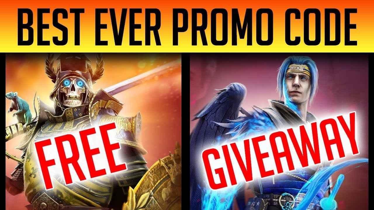 Legendary Promo Code - New Players! RAID Account Giveaway! - HellHades - Raid  Shadow Legends