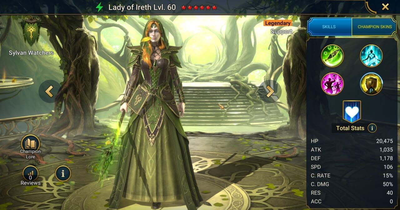 lady of ireth splash artwork