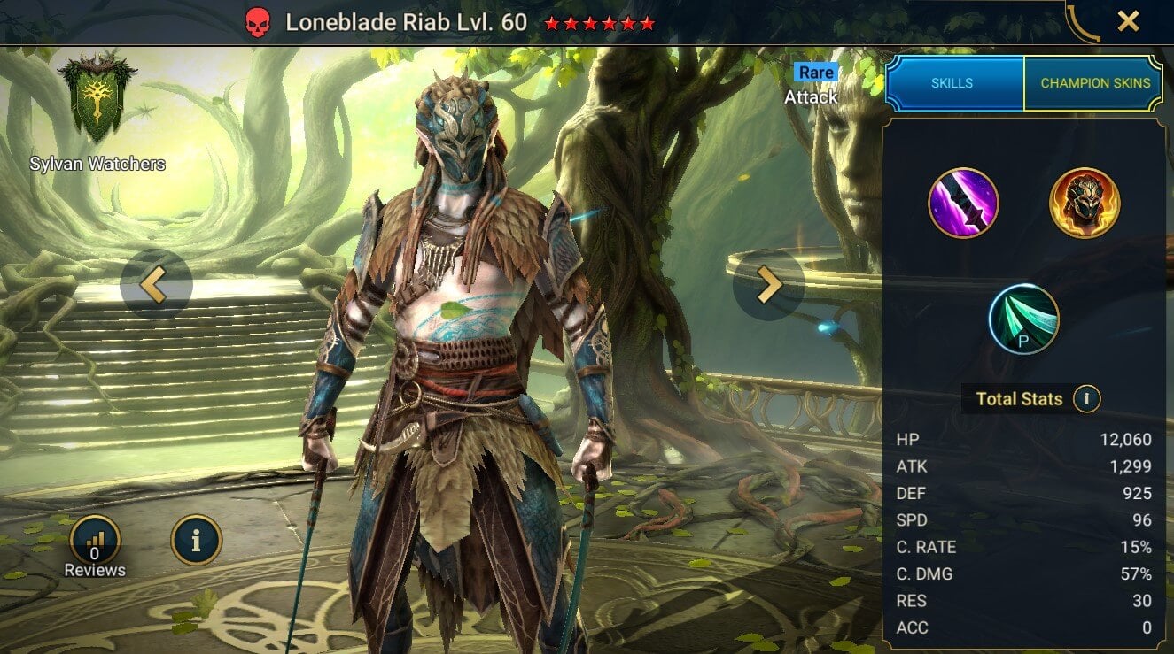 Loneblade Riab - HellHades - Raid Shadow Legends