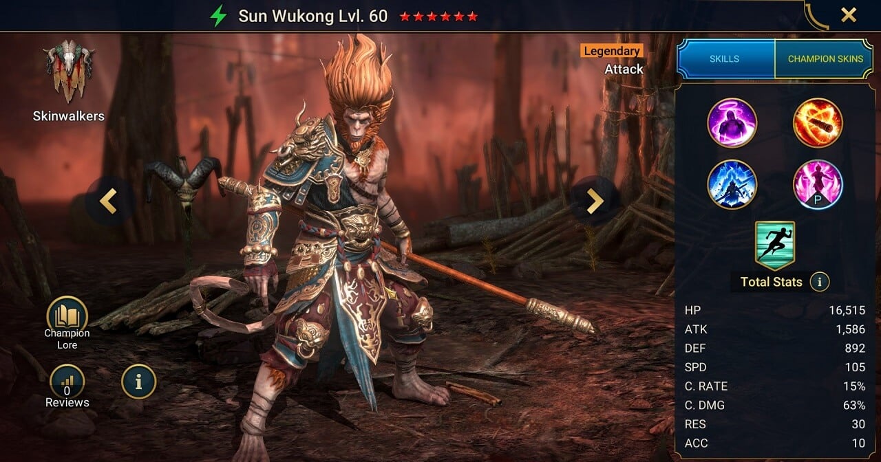 Sun Wukong - HellHades - Raid Shadow Legends