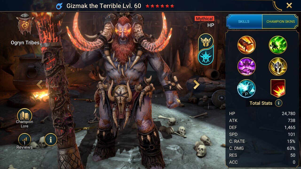 Gizmak the Terrible Alternative Form Artwork