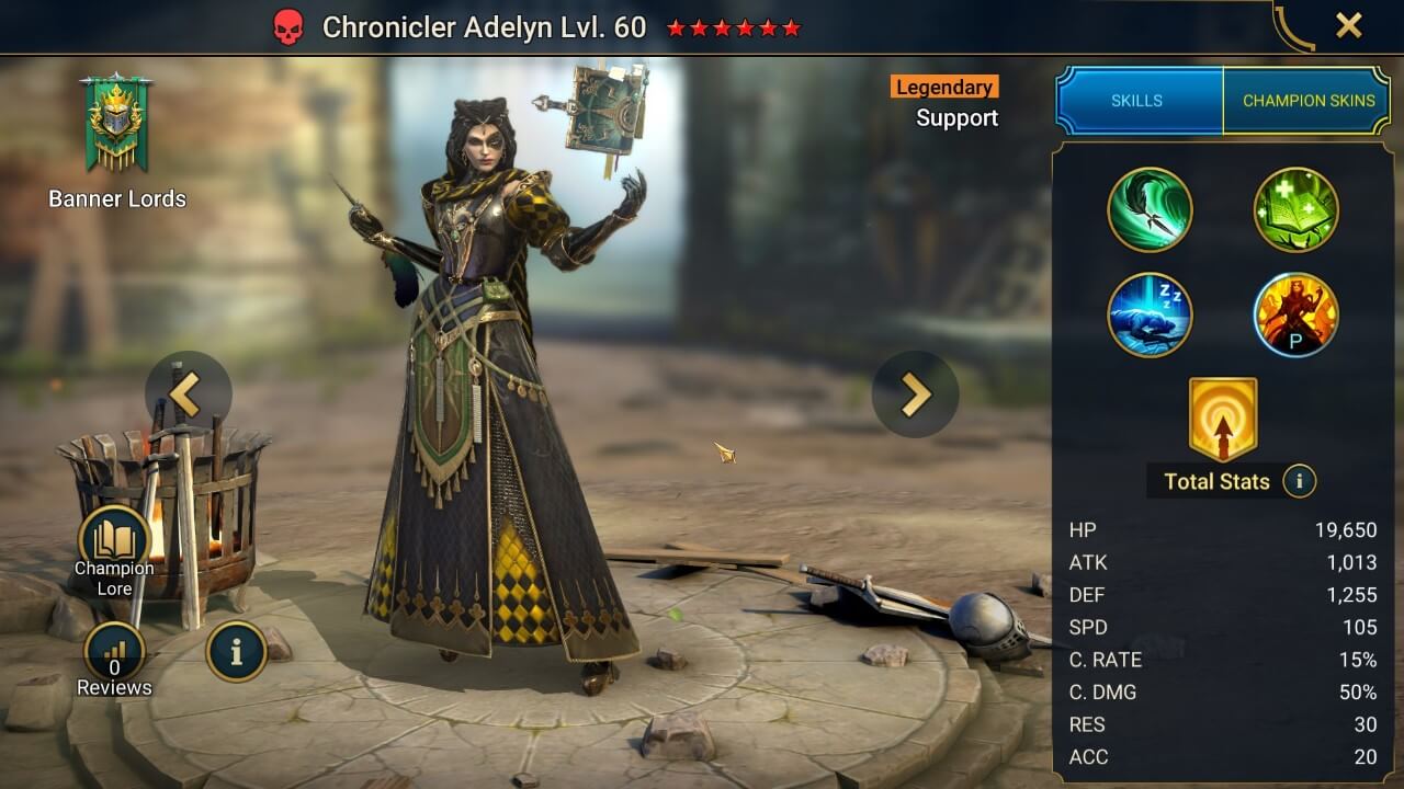 Chronicler Adelyn - HellHades - Raid Shadow Legends