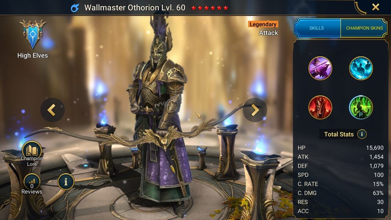 Wallmaster Othorion - HellHades - Raid Shadow Legends