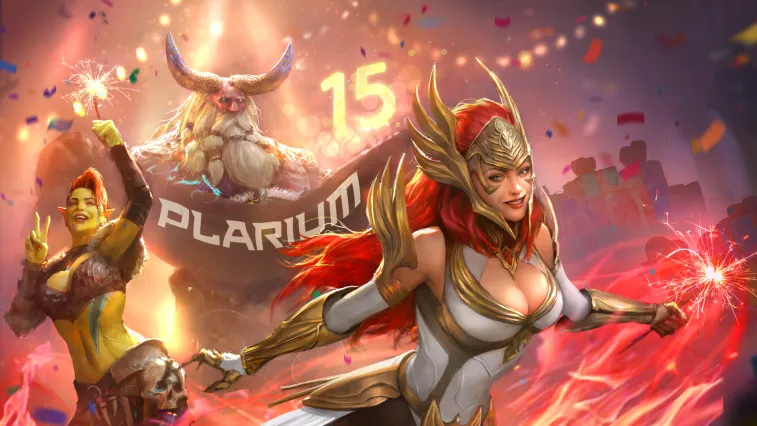 Plarium 15th Anniversary Event Promotional Image