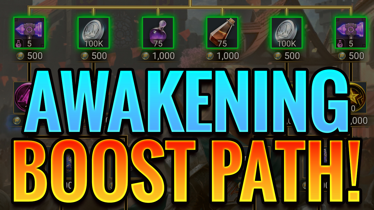 The Awakening Boost and Anniversary Event Path are live in Raid: Shadow Legends