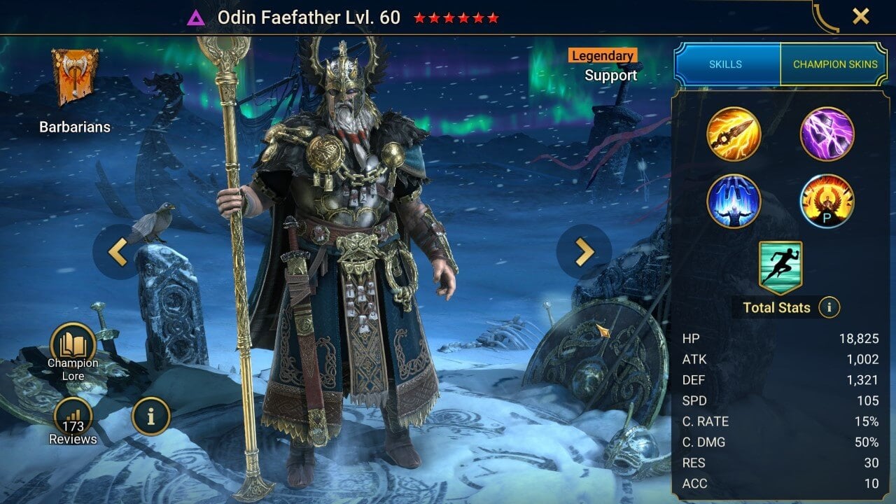 Champion Splash Artwork with Stats