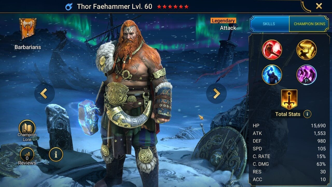 Champion Splash Artwork with Stats