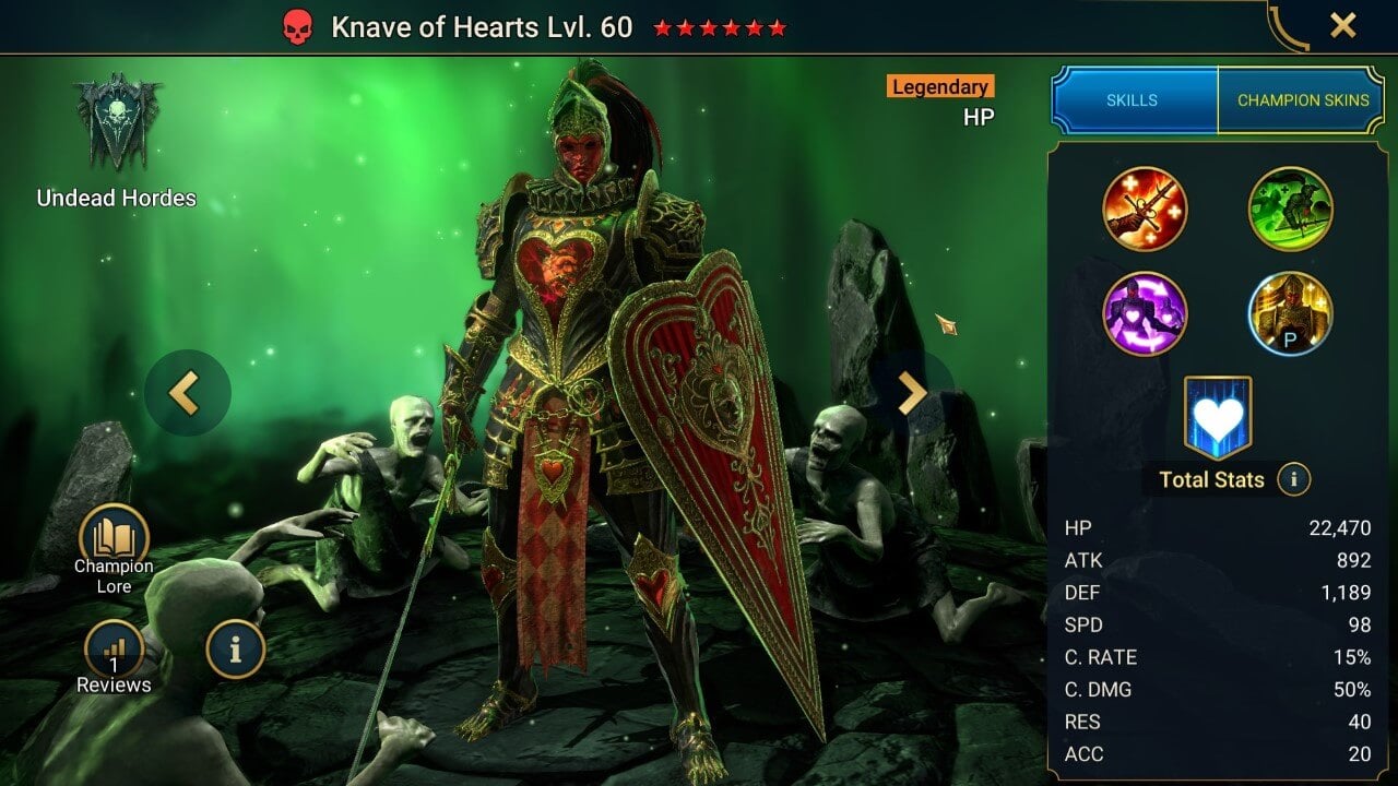 Champion Splash Artwork with Stats