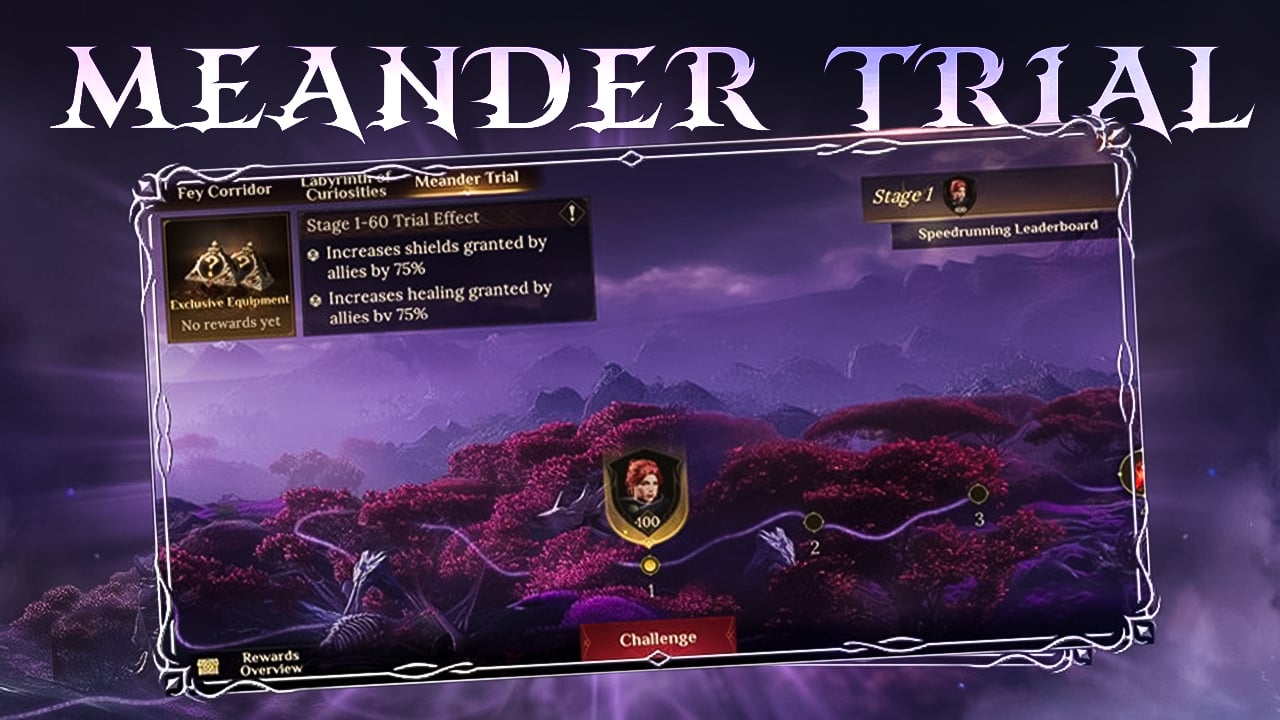 Meander trial feature