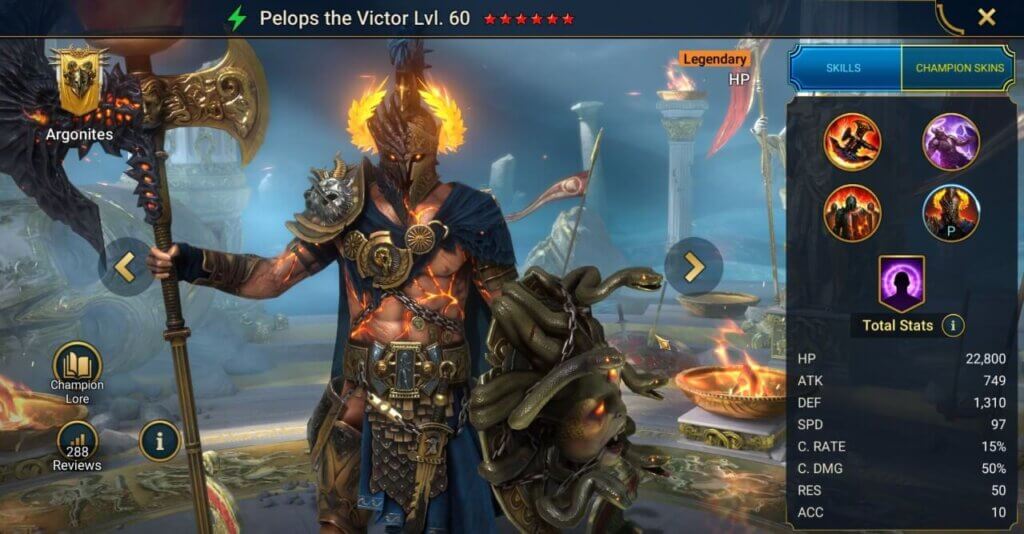Pelops the Victor Splash Artwork Pelops the Victor Splash Artwork