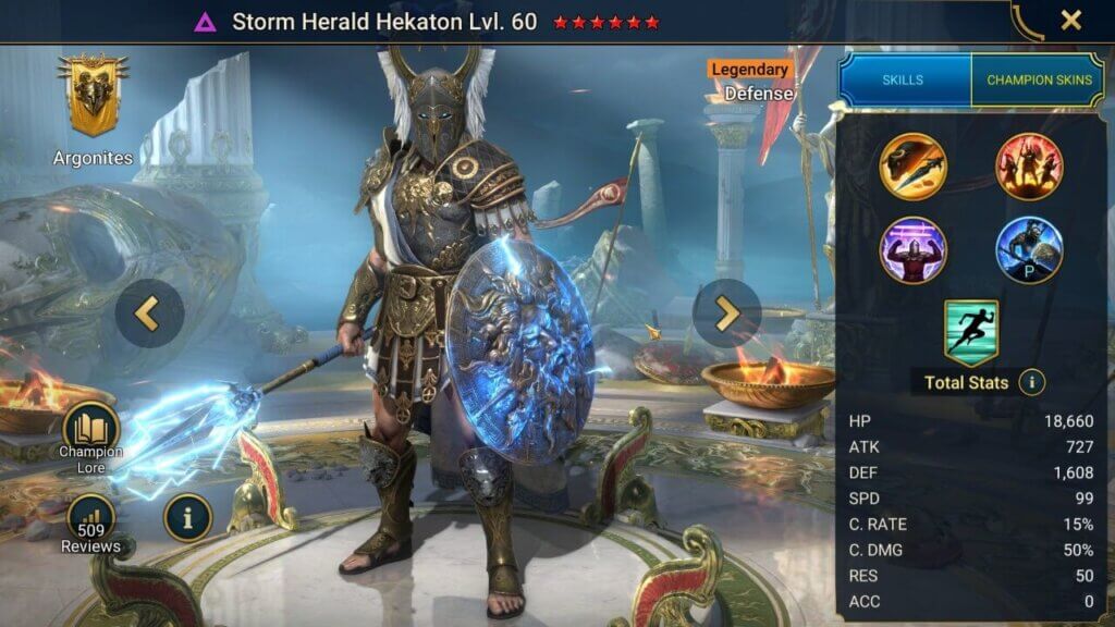 Storm Herald Hekaton Splash Artwork Storm Herald Hekaton Splash Artwork with Stats