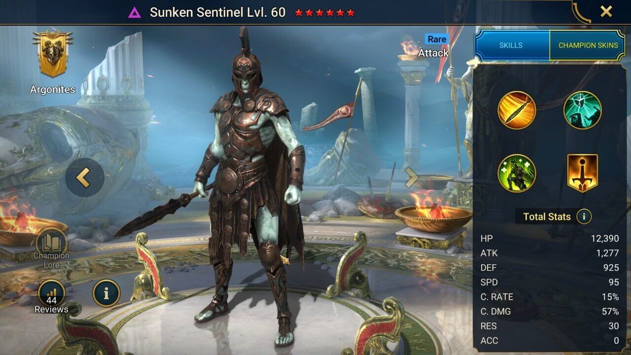 Champion Splash Artwork with Stats