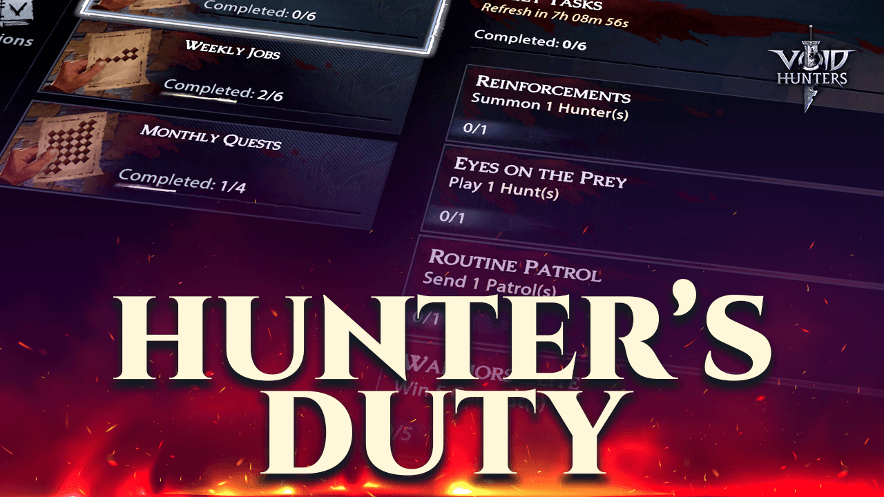 Void Hunters Task Feature Void Hunters Task Feature