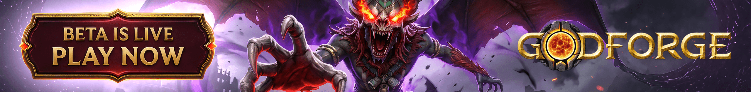 Godforge Beta Banner