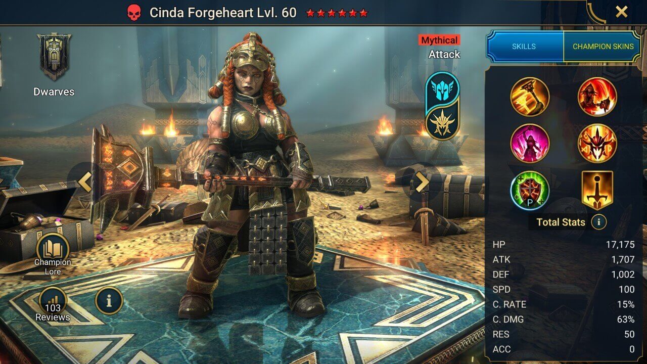 Champion Splash Artwork with Stats