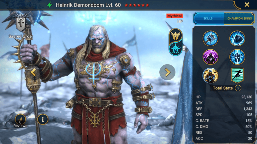 Heinrik Demondoom alternate Heinrik Demondoom alternate