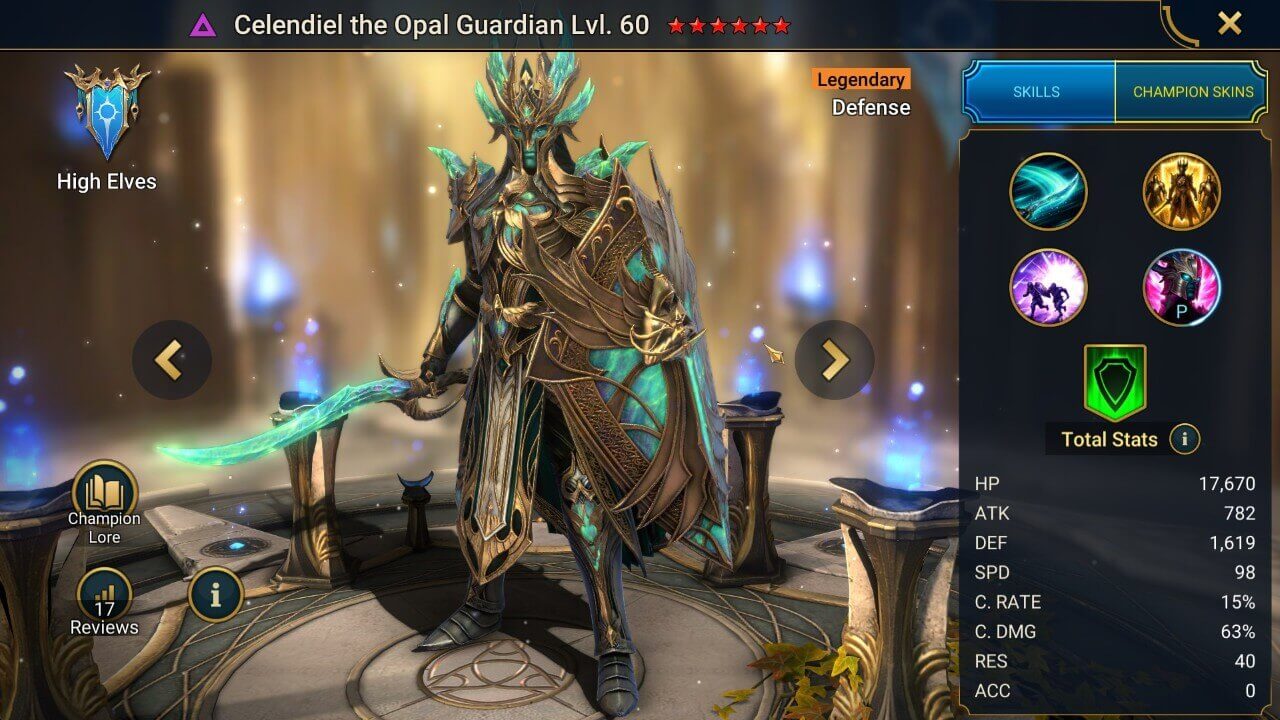 Celendiel the Opal Guardian - HellHades - Raid Shadow Legends