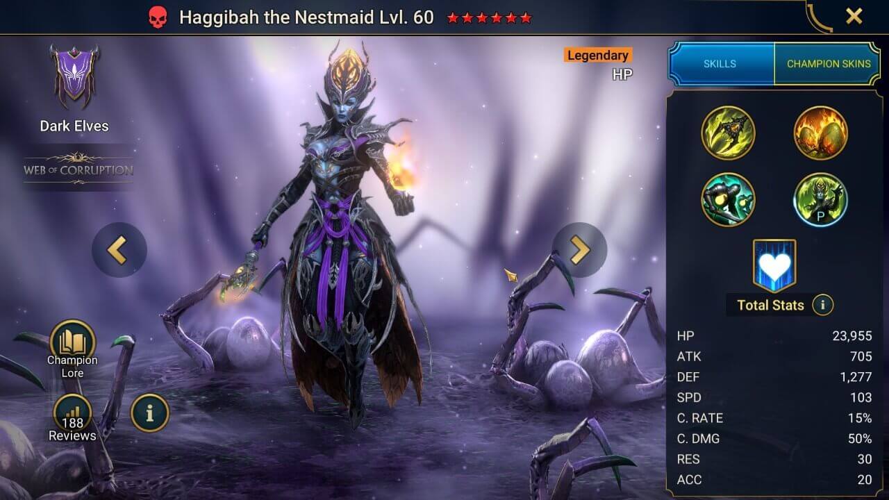 Champion Splash Artwork with Stats