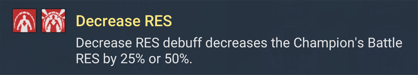 Decrease RES