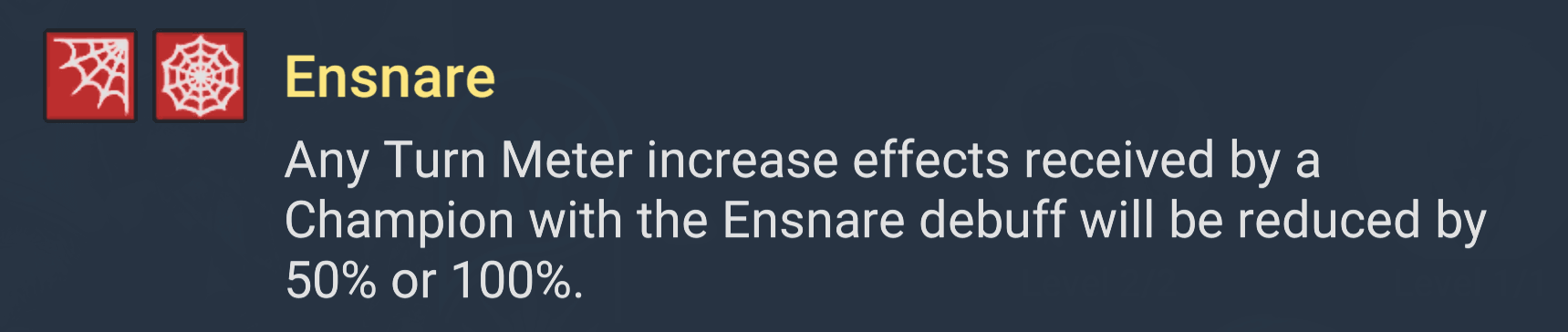 Ensnare Debuff