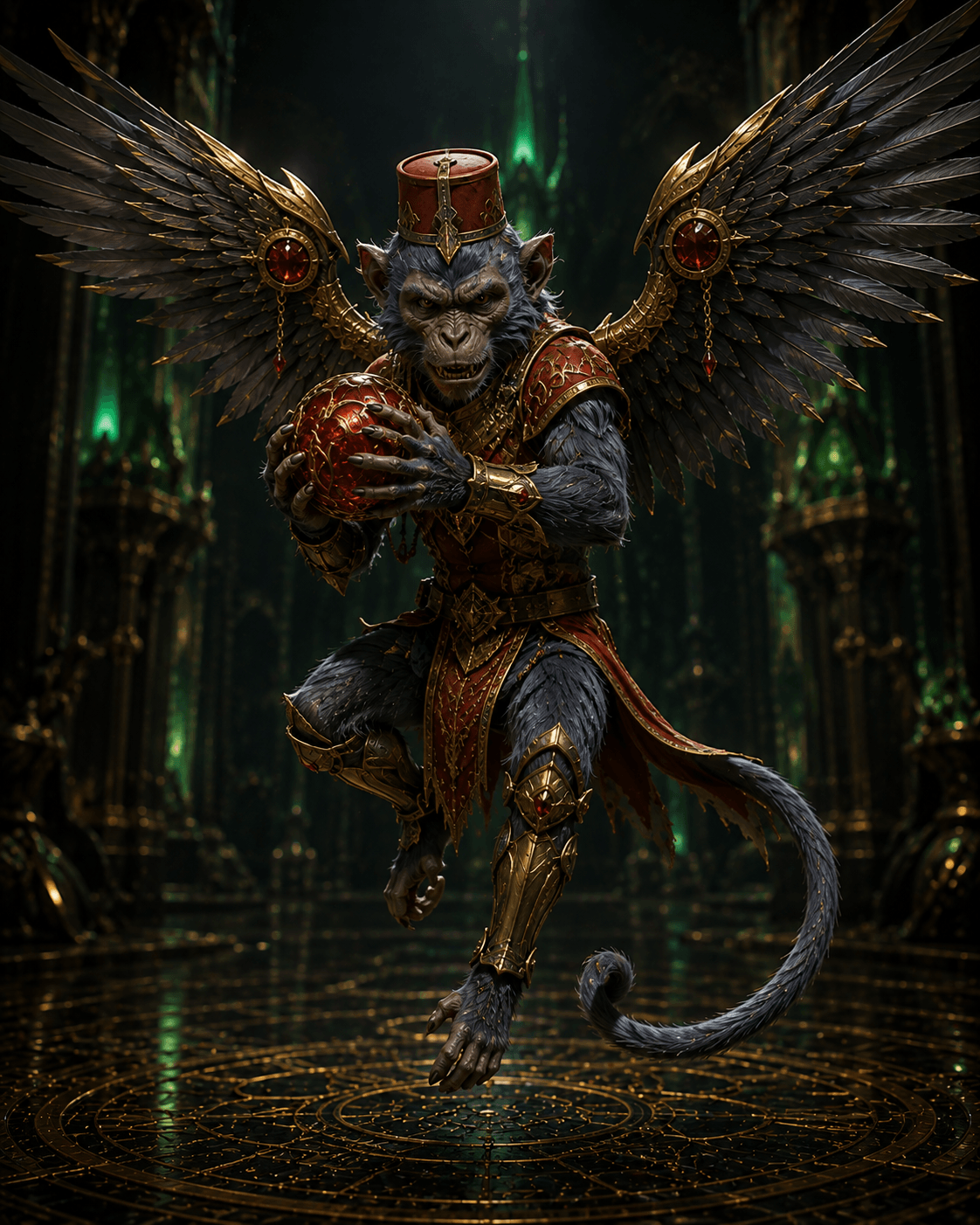 Winged Monkey Design Concept Winged Monkey Design Concept