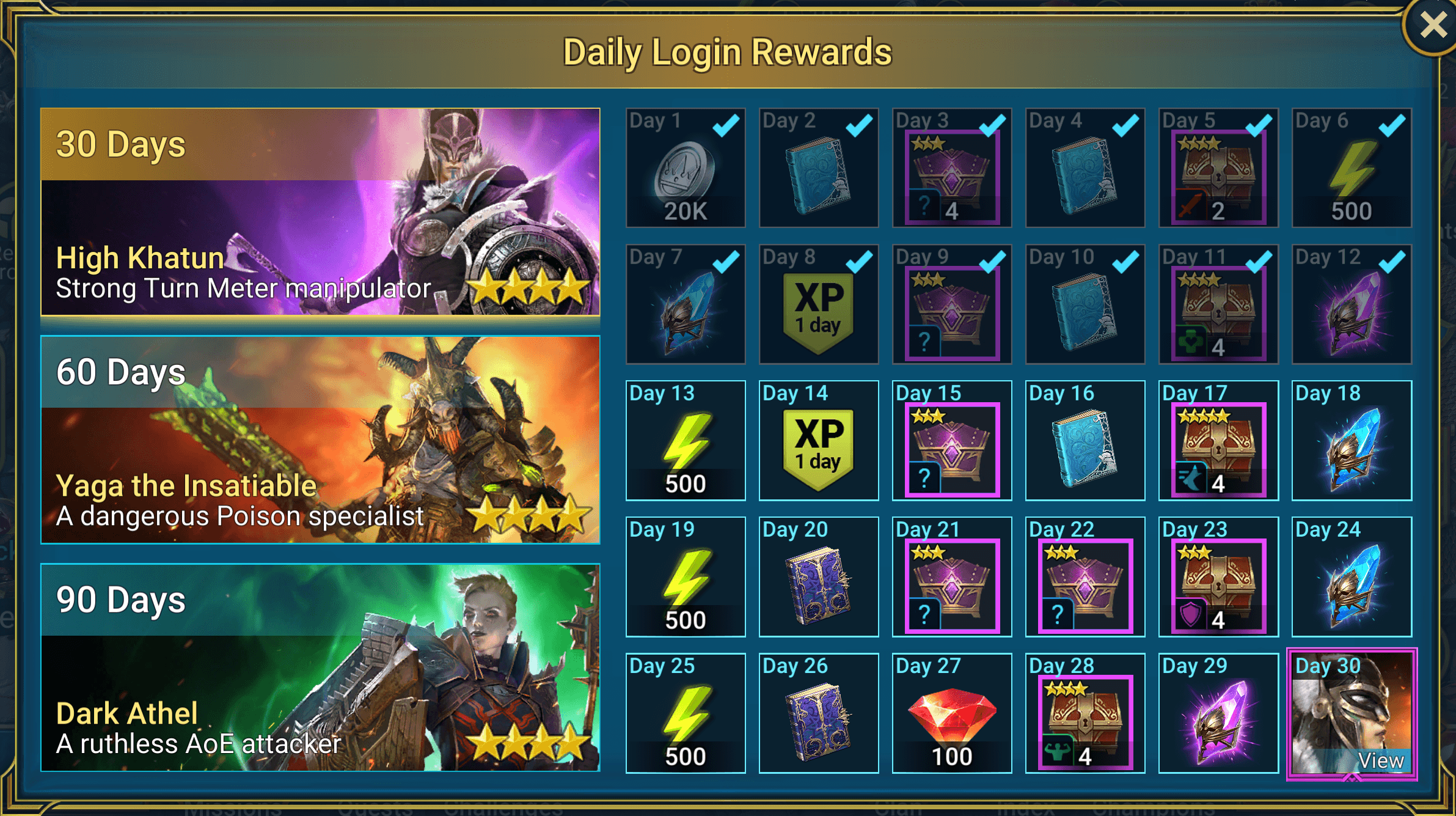 First 30 days