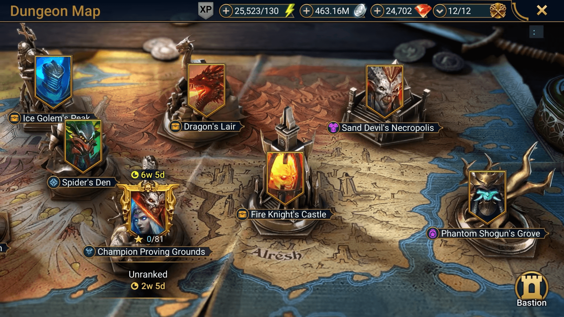 Telerian Podcast Episode 1 _ RAID_ Shadow Legends 35-49 screenshot Proving Grounds 1