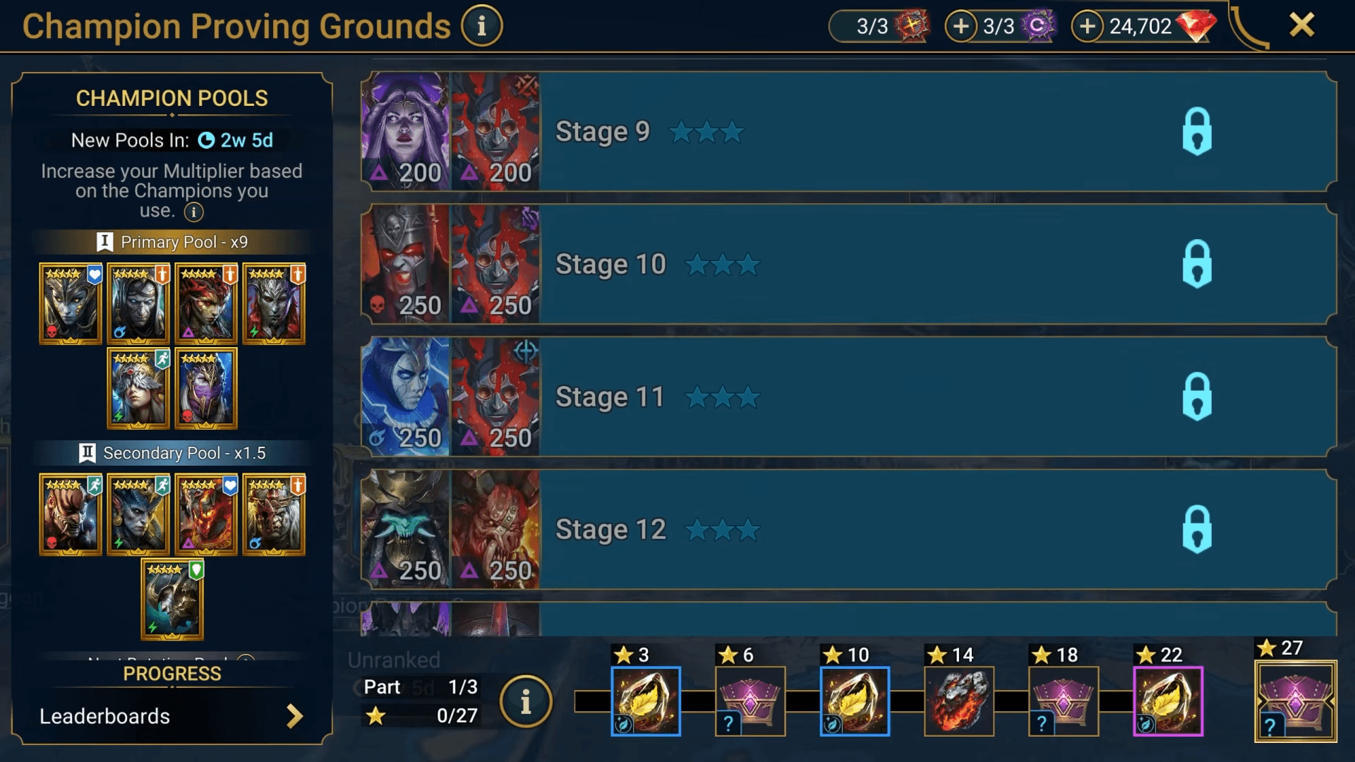 Telerian Podcast Episode 1 _ RAID_ Shadow Legends 35-54 screenshot Proving Grounds 2