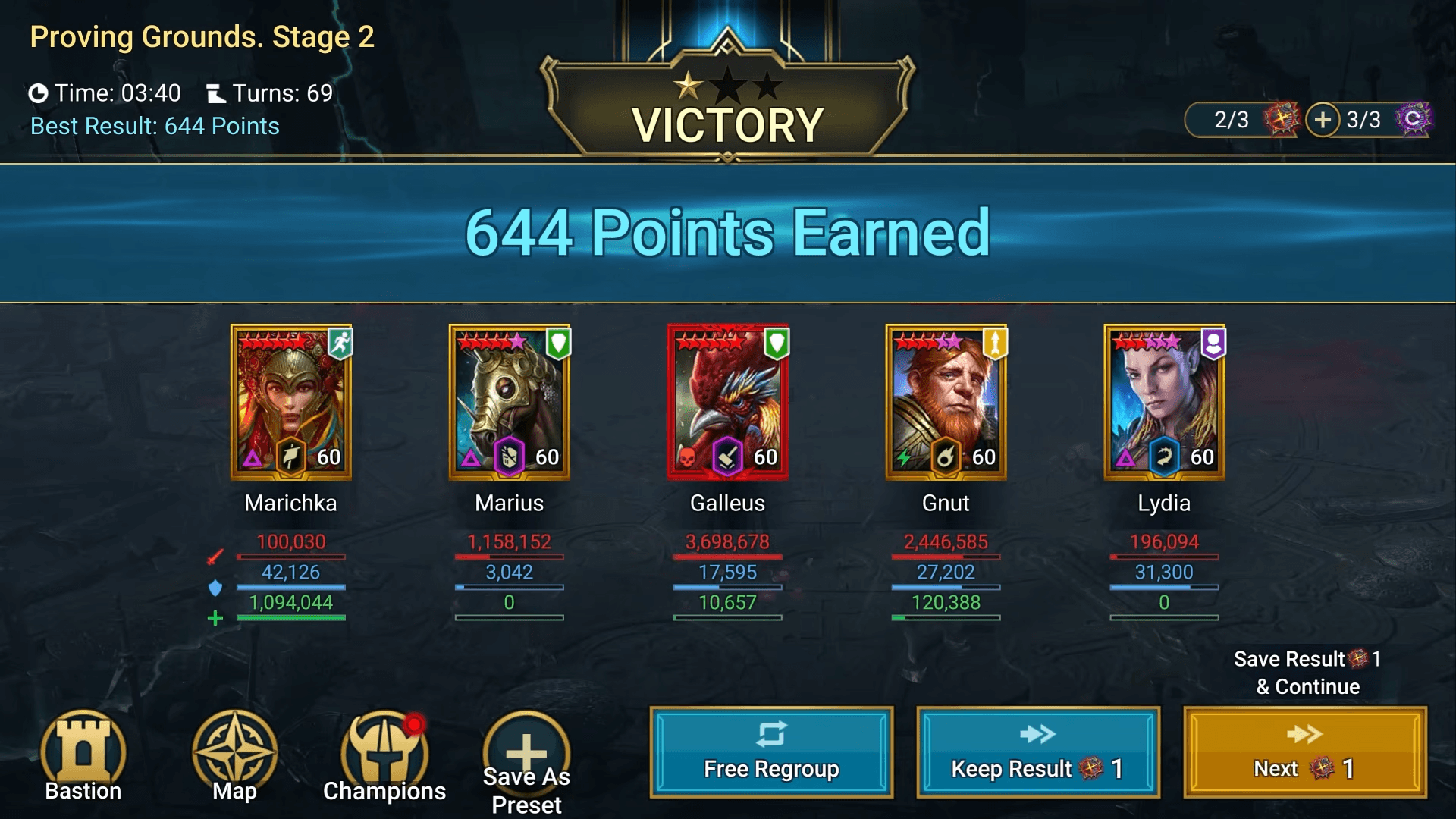 Telerian Podcast Episode 1 _ RAID_ Shadow Legends 36-9 screenshot Proving Grounds 4