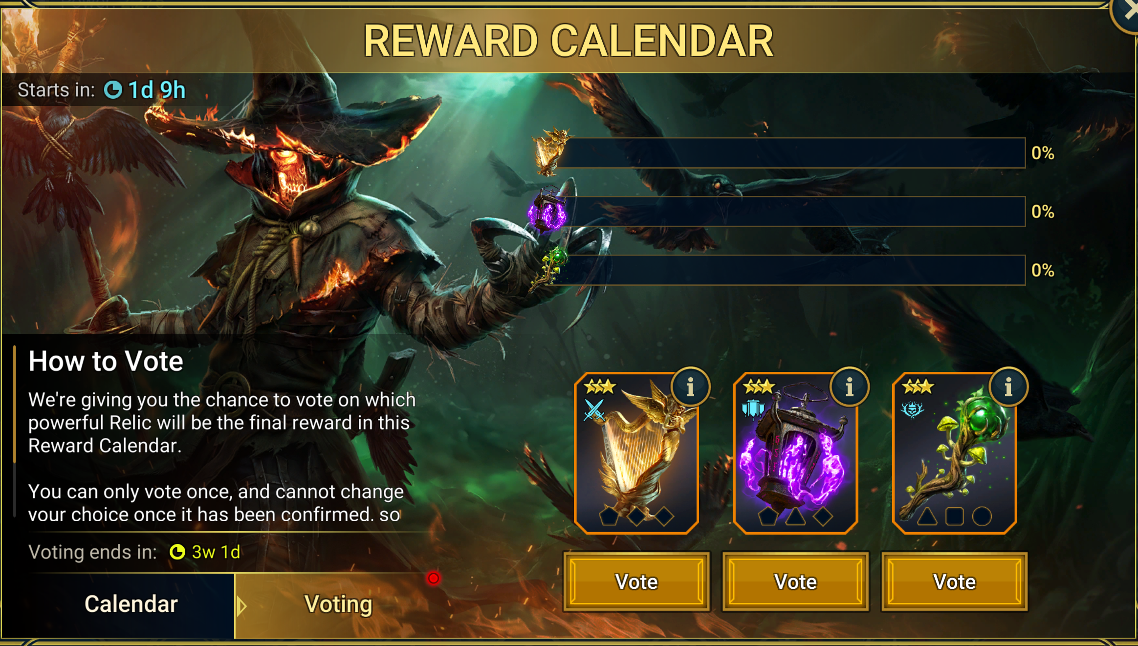Vote for Relic